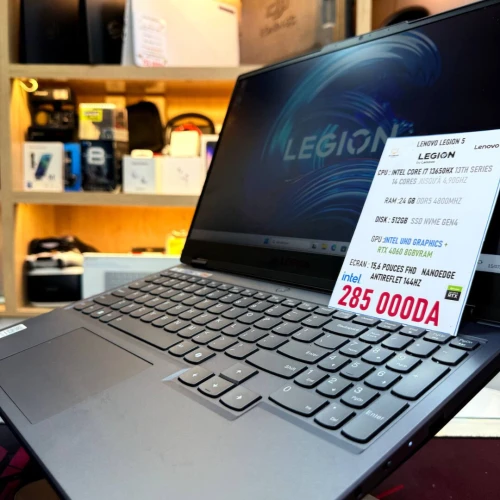 LENOVO LEGION 5 I7 13650HX NVIDIA RTX 4060 24GB RAM 512GB SSD ECRAN QHD 144HZ 