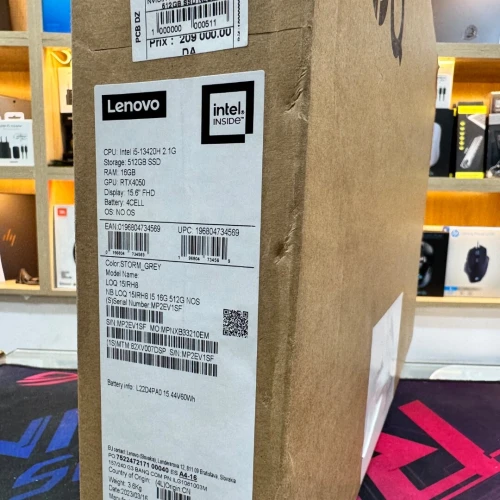 LENOVO LOQ 15  I5 13420H NVIDIA RTX 4050 16GB RAM 512GB SSD 