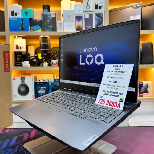 LENOVO LOQ 15 I5 12450H NVIDIA RTX 4060 16GB RAM 512GB SSD SOUS EMBALLAGE