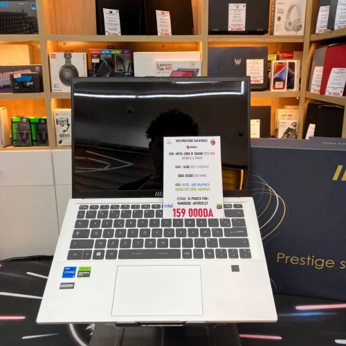 MSI PRESTIGE 14H  CORE I5 12650H 16GB 512SSD RTX2050 4GBVRAM 14 FHD
