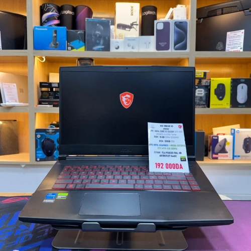MSI GF 63 I5 12450H NVIDIA RTX 4050 16GB RAM 512GB SSD 