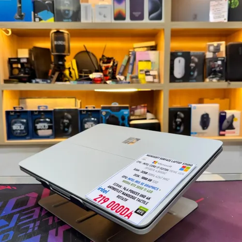 MICROSOFT SURFACE LAPTOP STUDIO I7 11370H NVIDIA RTX 3050 TI 32GB RAM 1TB SSD ECRAN 4K 120HZ