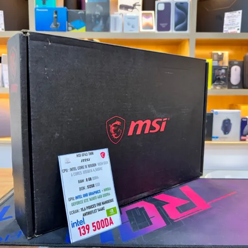 MSI GF63 I5 10500H NVIDIA GTX 1650TI 8GB RAM 512GB SSD 