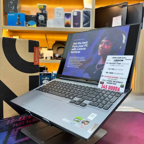 LENOVO LEGION SLIM 5 AMD RYZEN 7 7735HS NVIDIA RTX 4070 16FB RAM 512GB SSD ECRAN QHD 165HZ