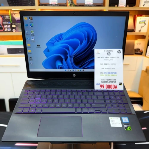 LAPTOP HP PAVILION 15 I5 8300H 8GB 512SSD GTX1050 2GBVRAM 15.6'' 144GA