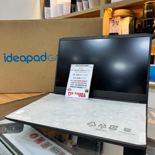 LENOVO IDEAPAD 3 GAMING RYZEN 5 5600H NVIDIA RTX 3060 16GB RAM 512GB SSD 