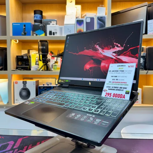 ACER NITRO 16 AMD RYZEN 7 7735HS NVIDIA RTX 4070 16GB RAM 1TB SSD ECRAN QHD 165HZ