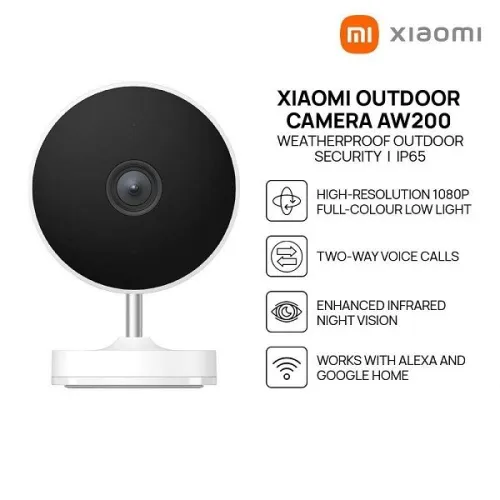 Caméra extérieure d'origine Xiaomi AW 200 1080P HD couleur Vision nocturne caméra de Surveillance