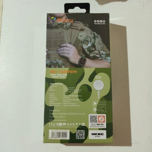 BLULORY SV Watch MILITAIRE SOLDIER BLADE SMART WATCH