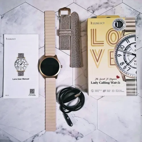 SMARTWATCH KIESLECT LOVE GOLD ET ROSE DOUBLE BRACELET
