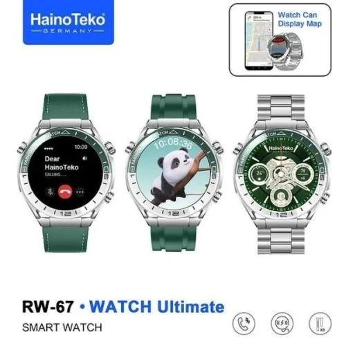HainoTeko RW-67 Watch Ultimate Smartwatch Amoled avec GPS & Alarme prière