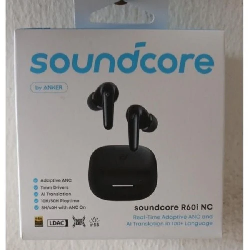 Écouteurs Anker R60i NC ANC Bluetooth 6.1 Son Hi-Res LDAC 50H 6 Microphones Traduction IA Instantanée