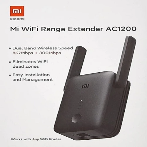 XIAOMI Mi Extendeur Répéteur Amplificateur Signal Wifi 2.4G/5G Point D'Accès Ac1200 Mbps