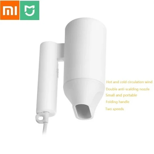 Xiaomi Sèche-cheveux portable H101 soins capillaires professionnels séchage rapide 1600W pliable