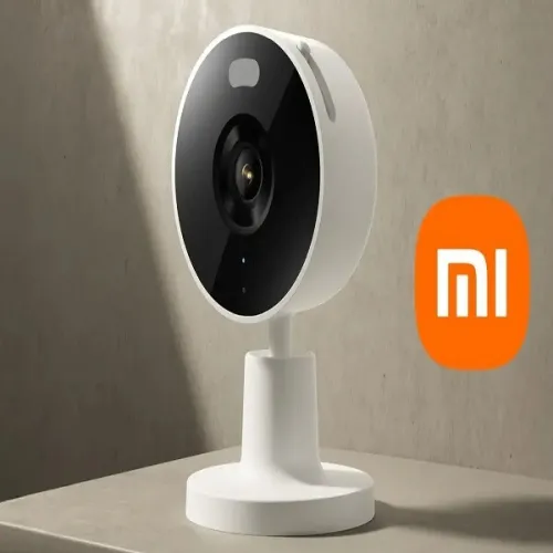 Caméra Xiaomi C100 vision nocturne 2K audio bidirectionnel, détection de mouvement, compatible Alexa