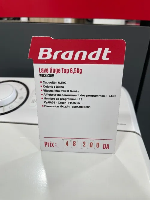 Machine a lavé brandt top
