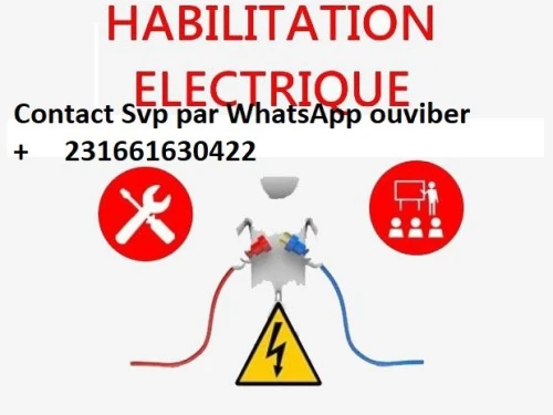 ATTESTATION DE QUALIFICATION  HABILITATION ELECTRIQUE 
