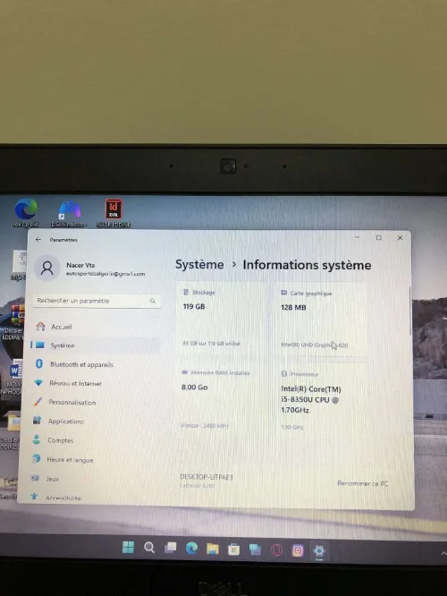 Laptop Dell Latitude 5290 i5 8ème génération 