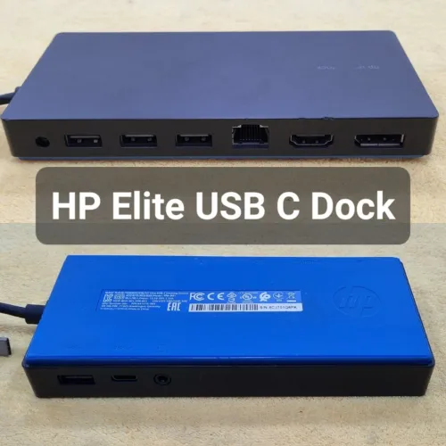 Hub Dock Station USB C Original HP Dell Lenovo Asus Microsoft