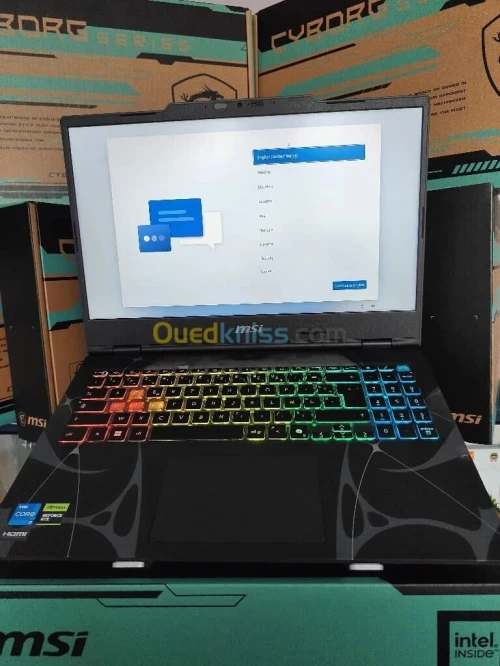 MSI CYBORG 15 i5 1342H 16G 512 SSD NVIDIA RTX 5050 8GB 15.6" FHD 144Hz Neuf