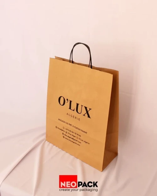 Sac shopping kraft (emballage)