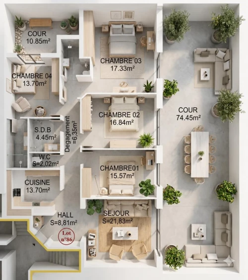 Vente Appartement F5 Alger Draria