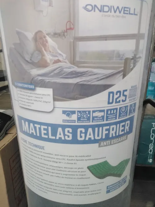 Matelas anti essacre Gaufrier