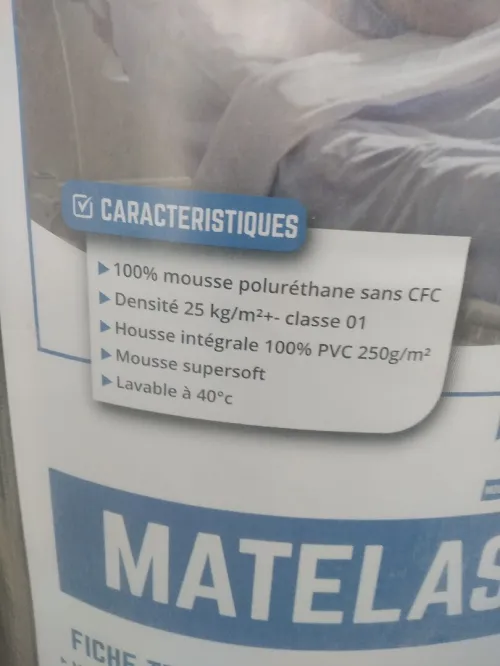 Matelas anti essacre Gaufrier