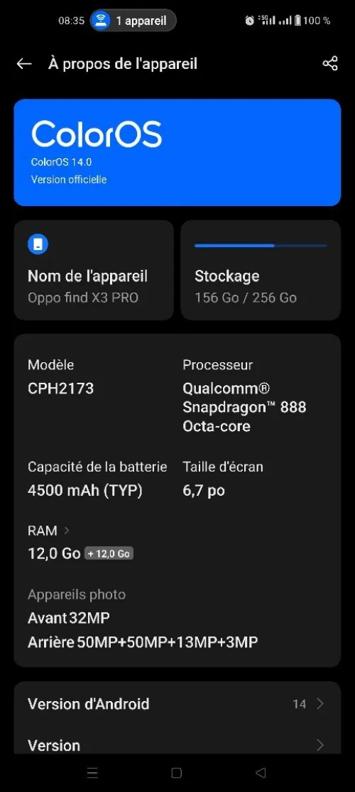 Oppo Find X3 pro