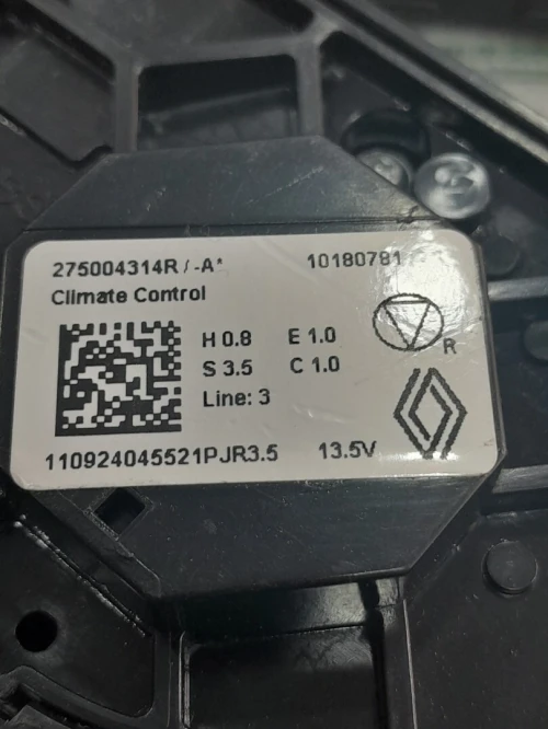 Panneau ctl commande renault 