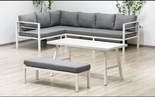 Salon de jardin en aluminium