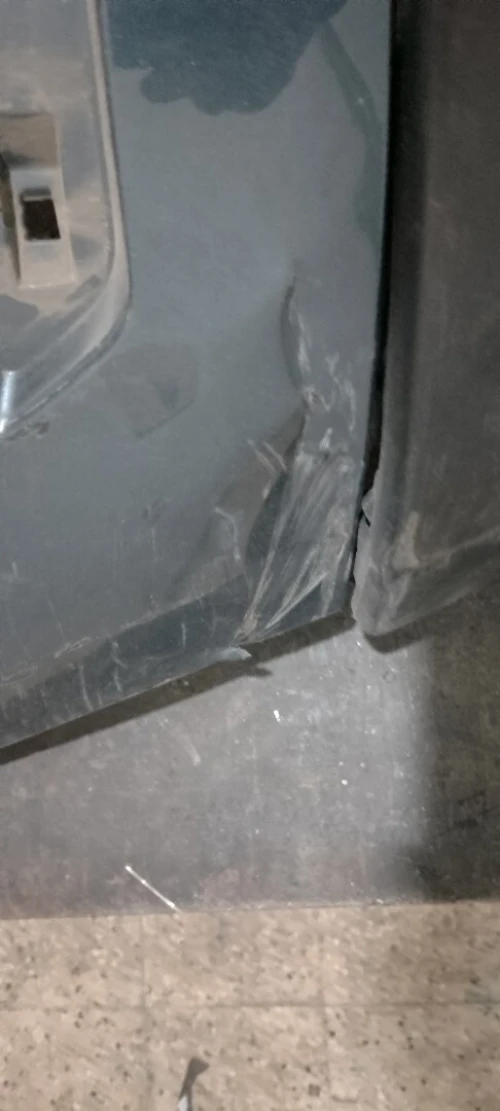 Parchoc arrière YETTI Skoda bleu d'origine 