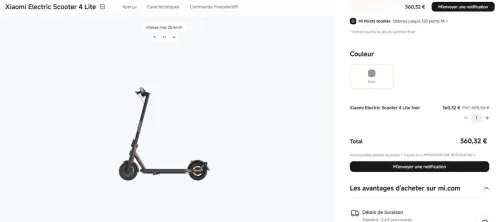 xiaomi 4 lite Scooter