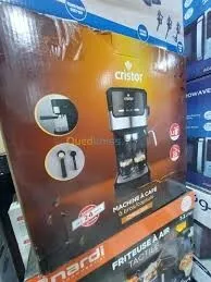 Cafetière Cristor 2En1 Capsules Et Bras Inox