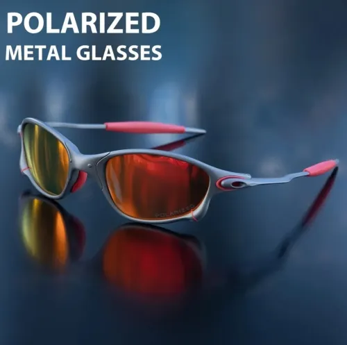 Lunette métal polarized sport  نظارات شمسية رياضية ميتاليك عدسات مستقطبة  إطار معدني 
