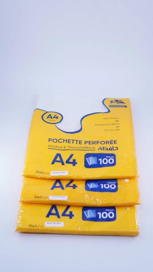 pochettes perforées