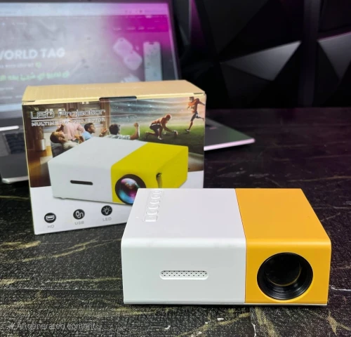 جهاز عرض محمول LED Mini Projector  موديل YG300