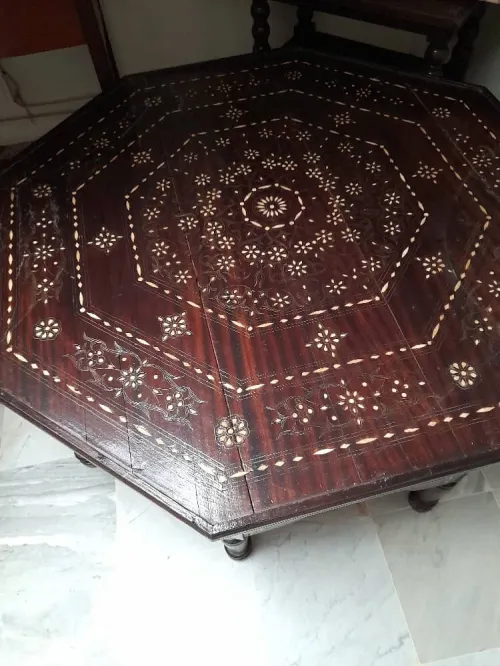 Salon marocain incrusté nacre 