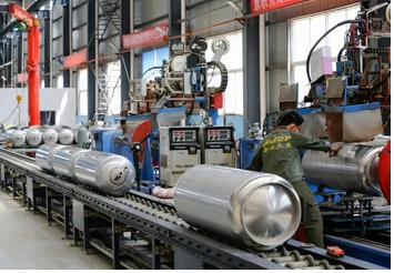 Ligne de production de bouteilles butane