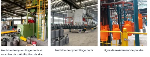 Ligne de production de bouteilles butane
