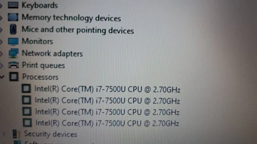 Pc portable azus i7 7eme génération 