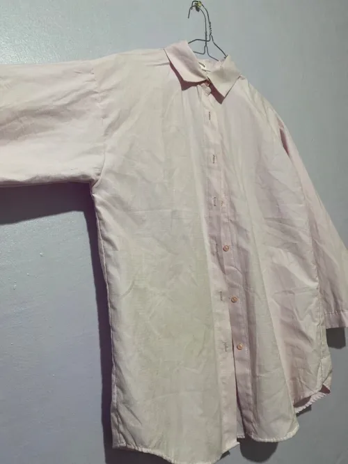 Chemise rose 