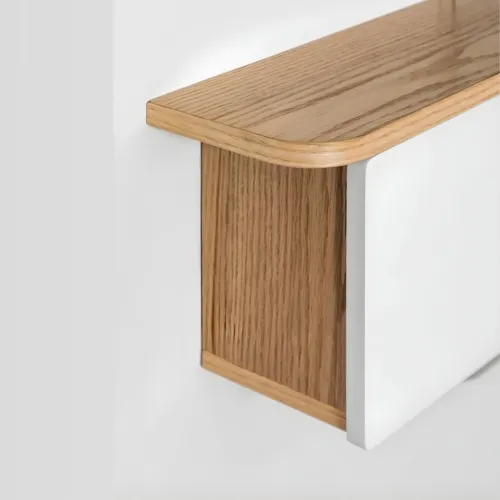 Console d'entrée 80x120 cm en MDF avec miroir