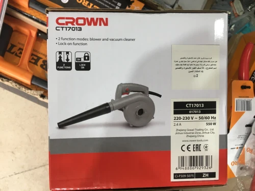 SOUFFLEUR ET ASPIRATEUR CROWN 550W