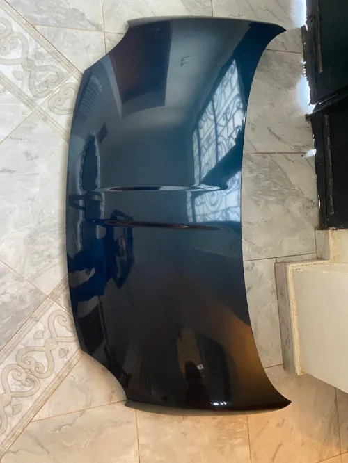 Capot fiât 500 bleu 