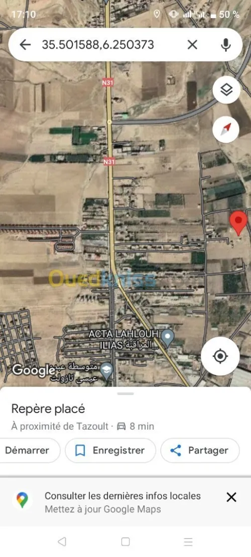 Location Terrain Batna Tazoult