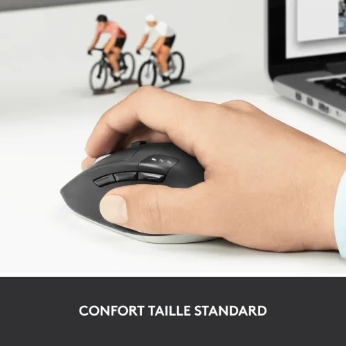 Logitech M720 Triathlon Souris Sans Fil Multidispositif, Bluetooth Récepteur USB, 1000 PPP, 6 B