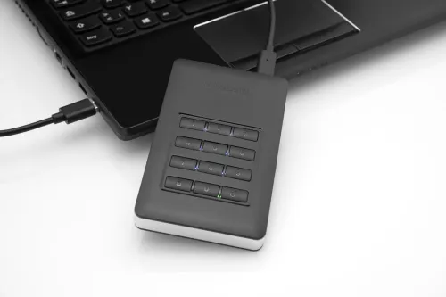 Verbatim Disque dur portable sécurisé Store n Go avec accès par clavier, USB 3.1, 1TB