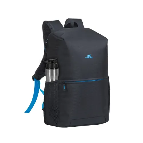 RIVACASE  8068 Black Laptop Backpack 15.6  + 750ml Sports Bottle