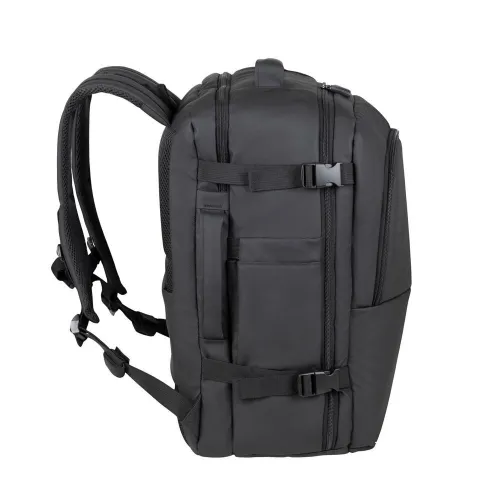 RIVACASE 8465 black Coated ECO Travel Laptop Backpack 17.3